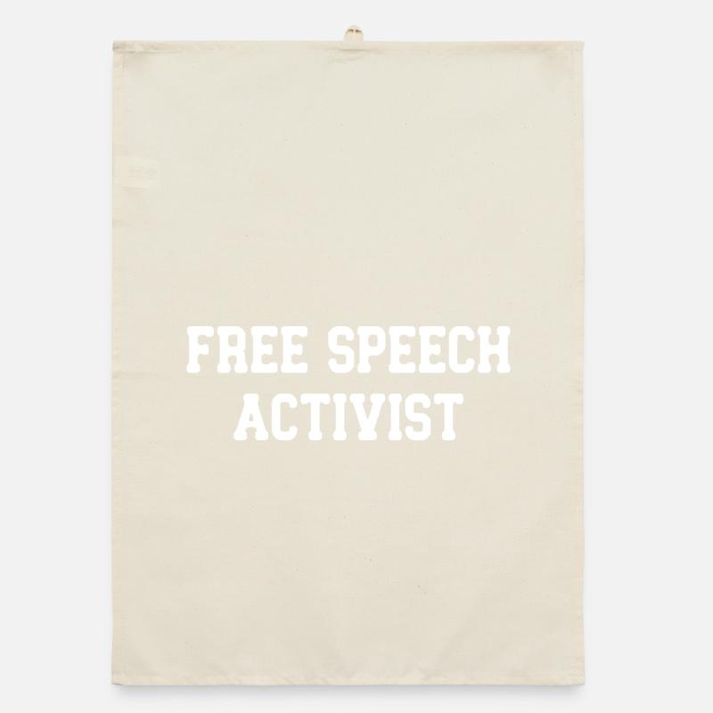 Design Engagé et Liberté d'Expression Torchon bio