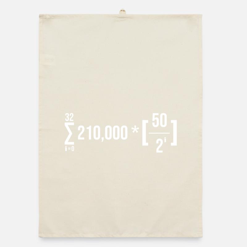 Bitcoin Supply Formula Organic dish towel