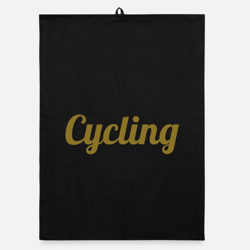 Cycling - Organic Geschirrtuch - Schwarz
