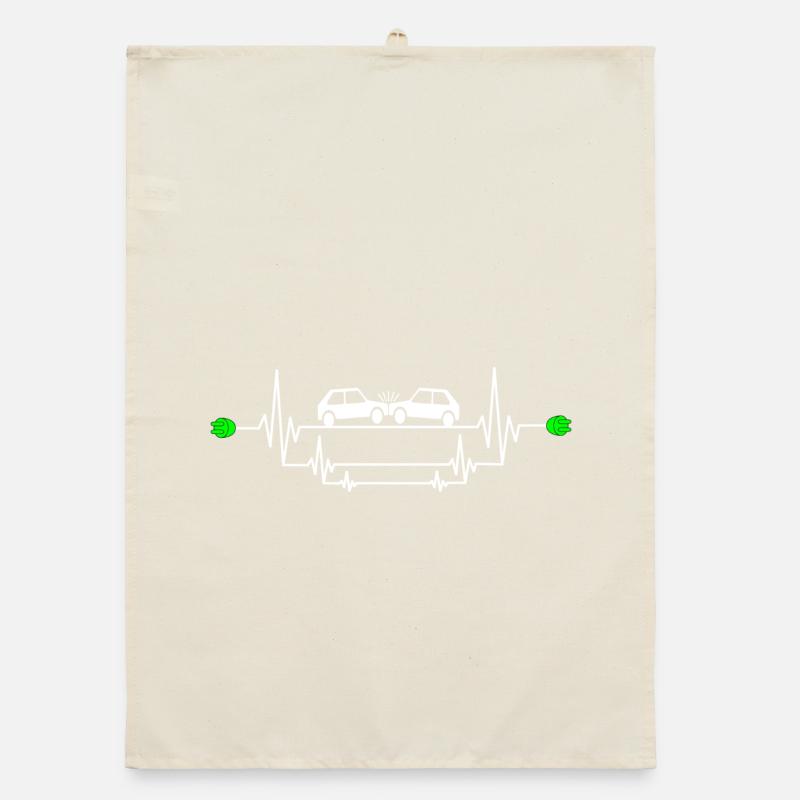 Dangerous e-car accident Organic dish towel