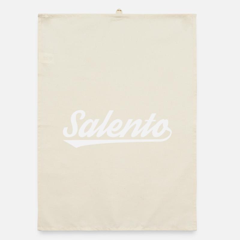 Salento Küsten Script Organic Geschirrtuch