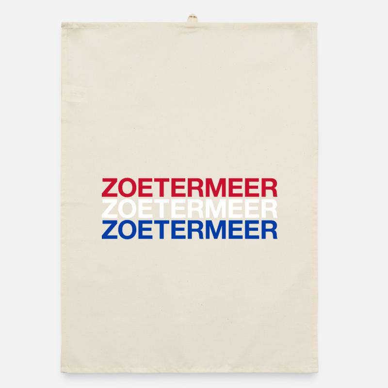 ZOETERMEER Pays-Bas Drapeau des Pays-Bas Torchon bio