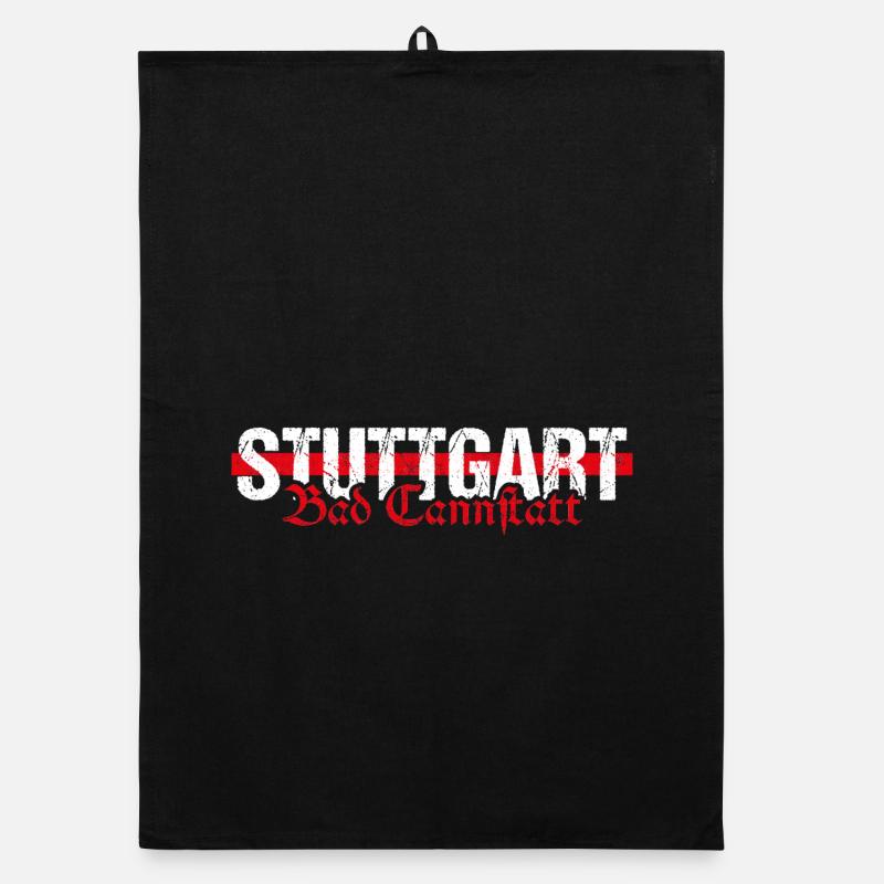 Stuttgart Bad Cannstatt altdeutsch Organic Geschirrtuch