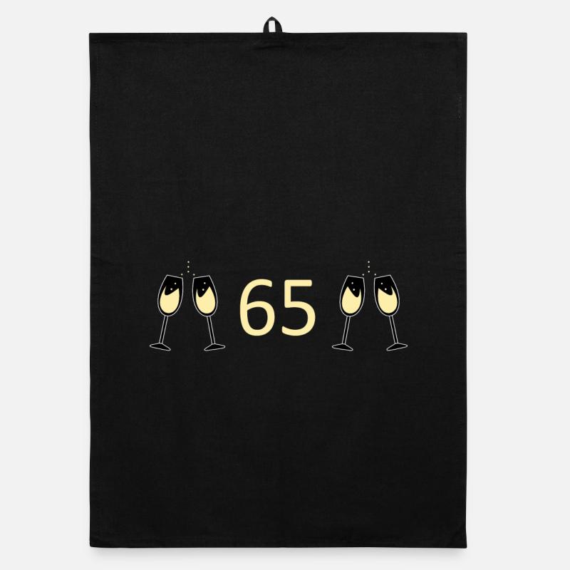 65e anniversaire 65e anniversaire 65 Numéro 65 Torchon bio