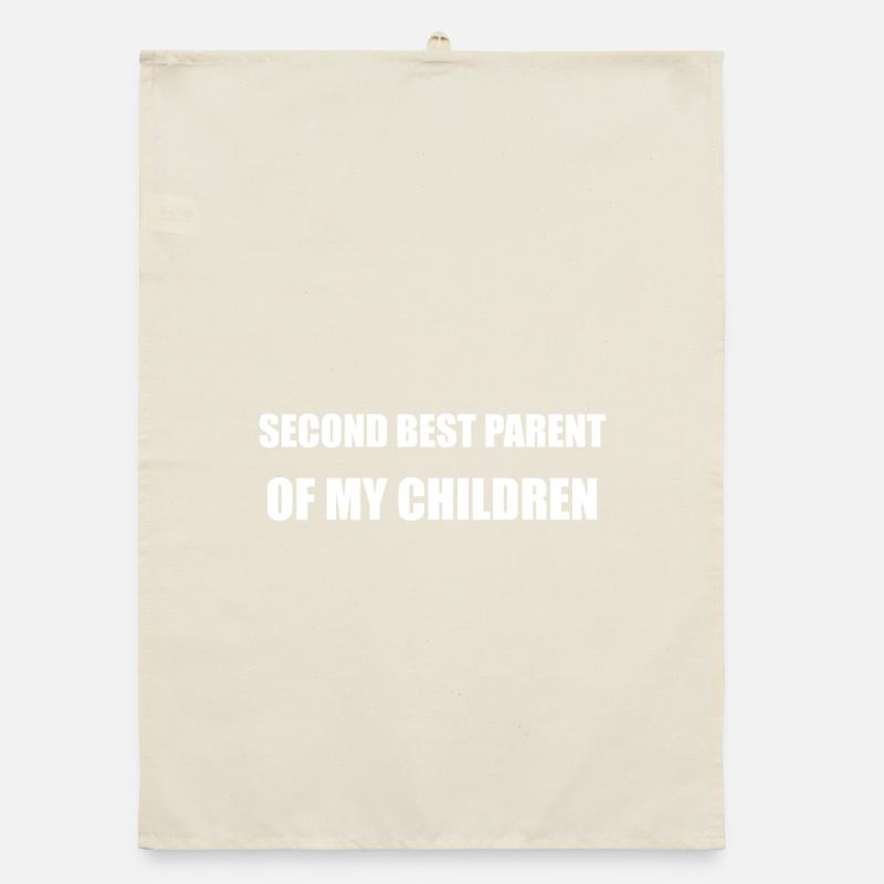 Zweitbestes Elternteil / Second best parent Organic Geschirrtuch