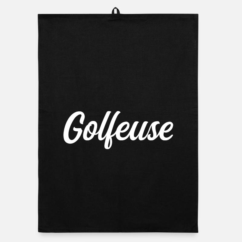 Golfspieler Organic Geschirrtuch