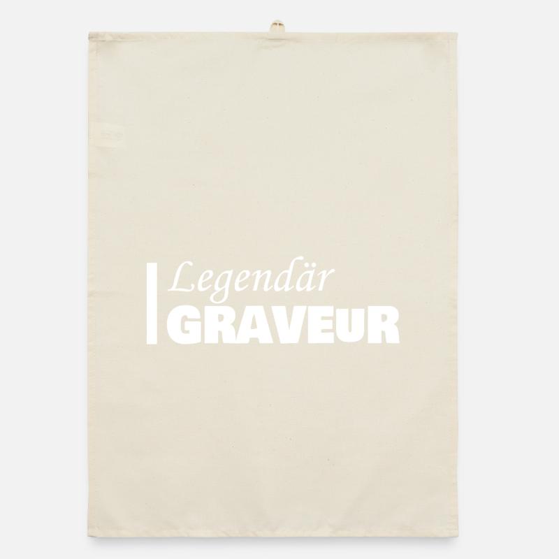 Cadeau pour le graveur Torchon bio