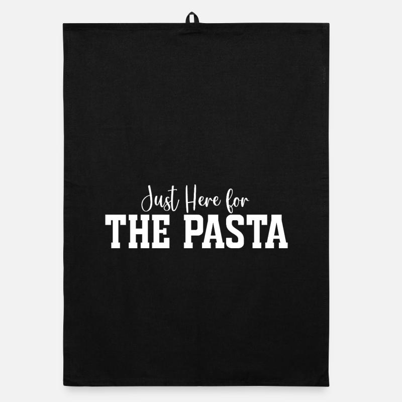 Just Here for The Pasta Organic dish towel