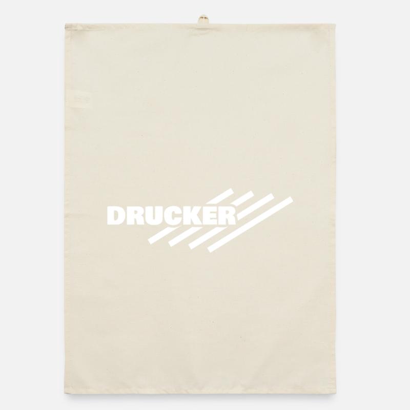 Beruf Drucker Organic Geschirrtuch