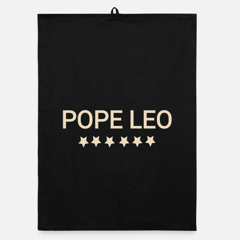 papst leo text Organic Geschirrtuch