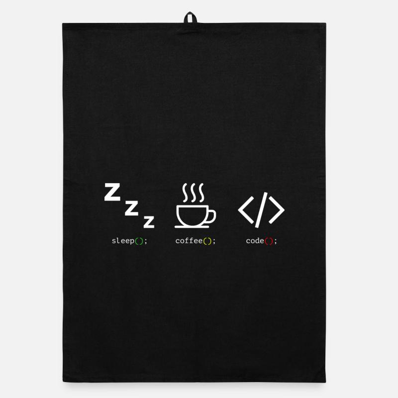 Code Coffee Sleep Trio Organic dish towel