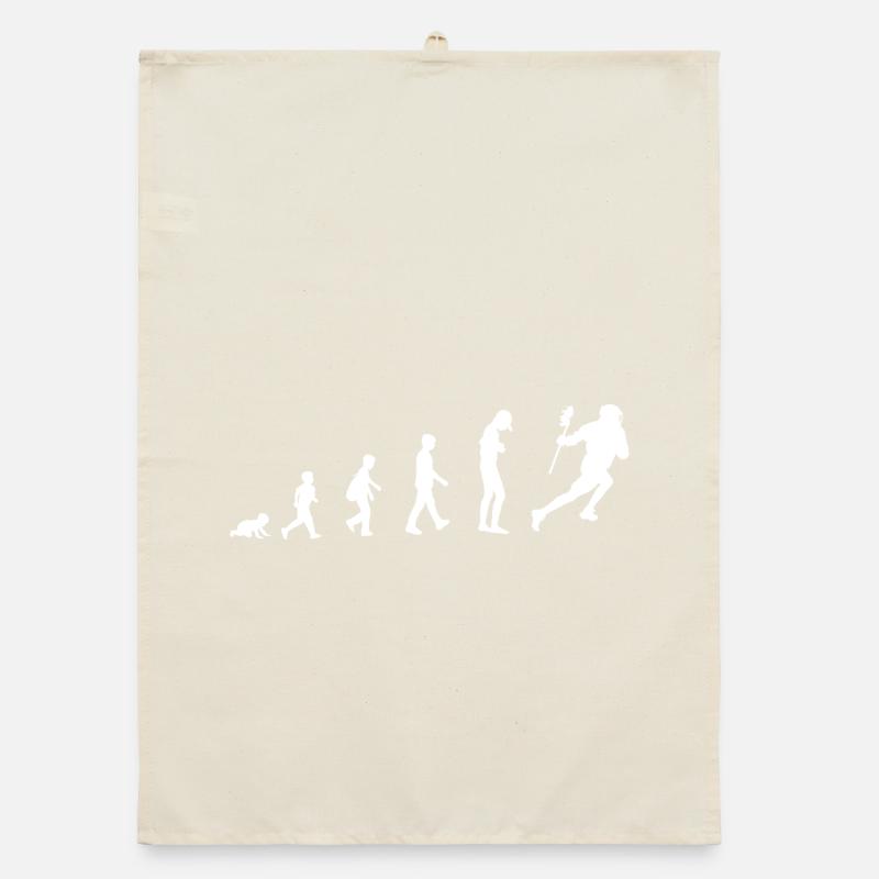 Development from baby to lacrosse player Organic dish towel