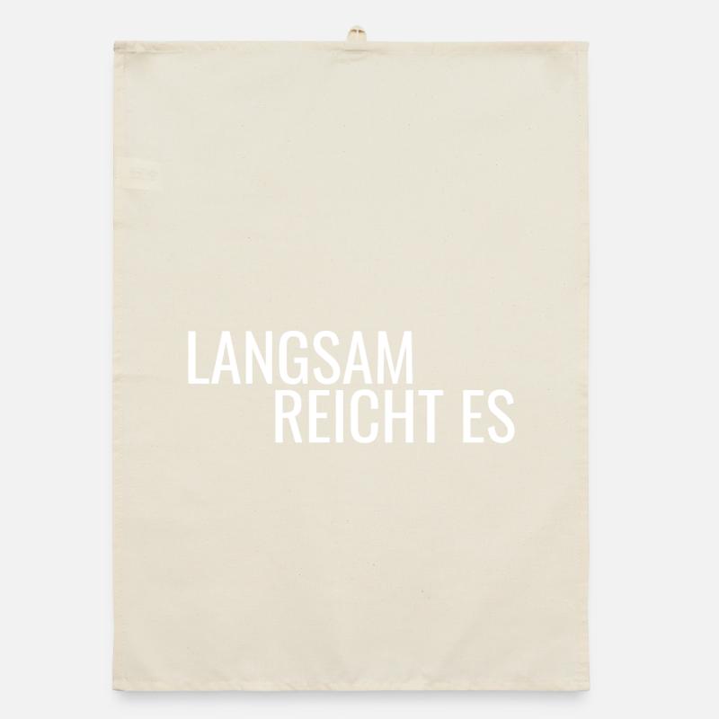 Slowly enough, Organic dish towel