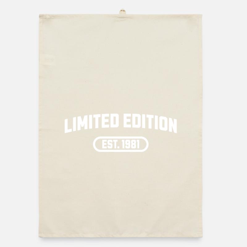 Édition limitée anniversaire 1981 Torchon bio
