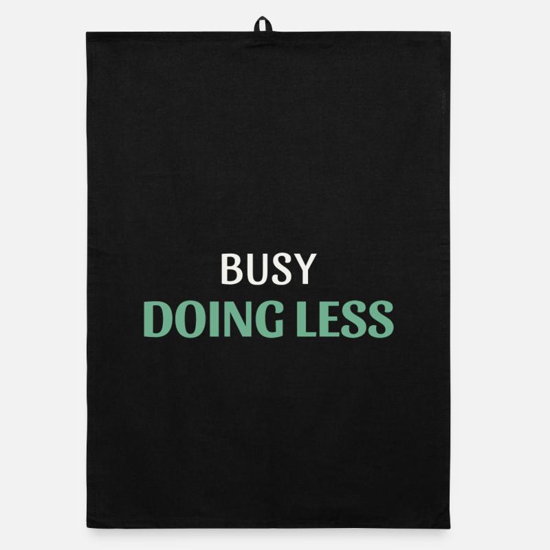 Busy Doing Less Organic dish towel