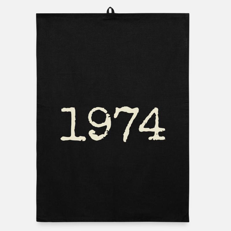 1974 Birthday Gift - Awesome since 1974 Organic dish towel