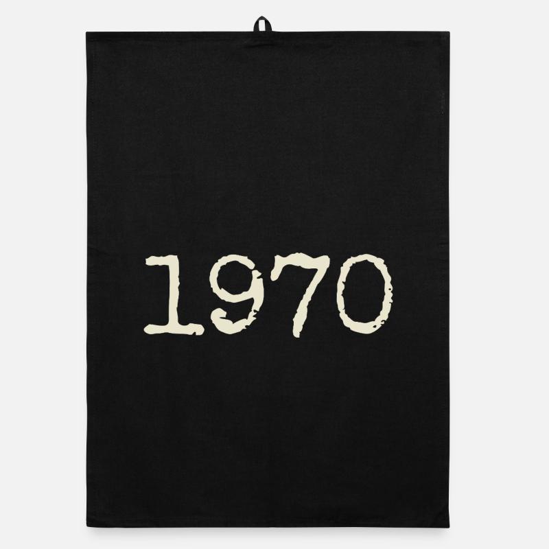 1970 Birthday Gift - Awesome since 1970 Organic dish towel
