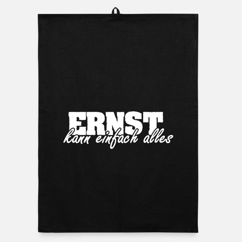 Spruch Ernst Organic Geschirrtuch