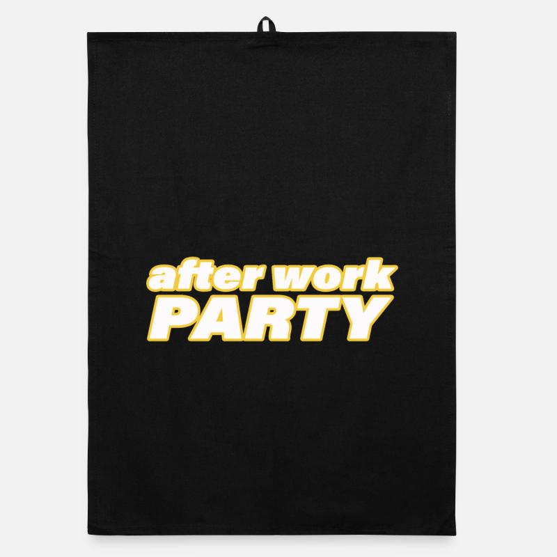 AFTER WORK PARTY Organic Geschirrtuch