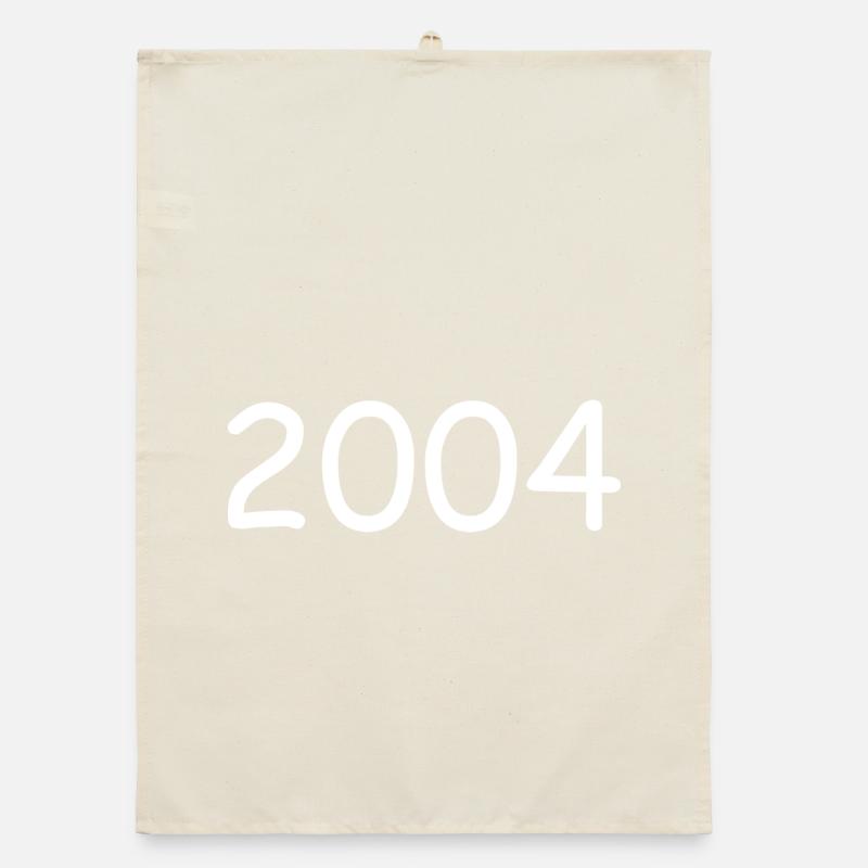 2004 20e anniversaire année blanc Torchon bio