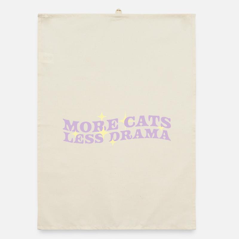 Plus de chats, moins de drame Torchon bio