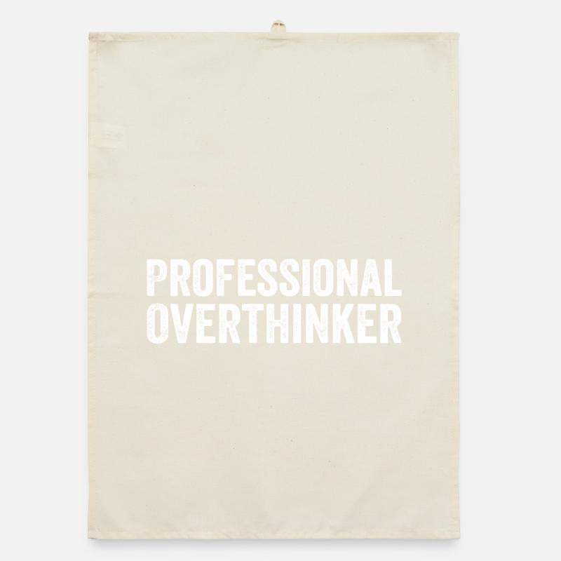Professional Overthinker Organic dish towel