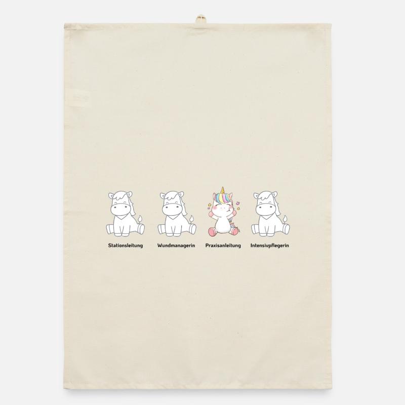 Practical instructions for unicorns in care Organic dish towel