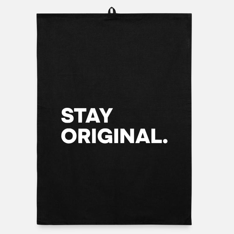 Reste original – Design minimaliste Torchon bio