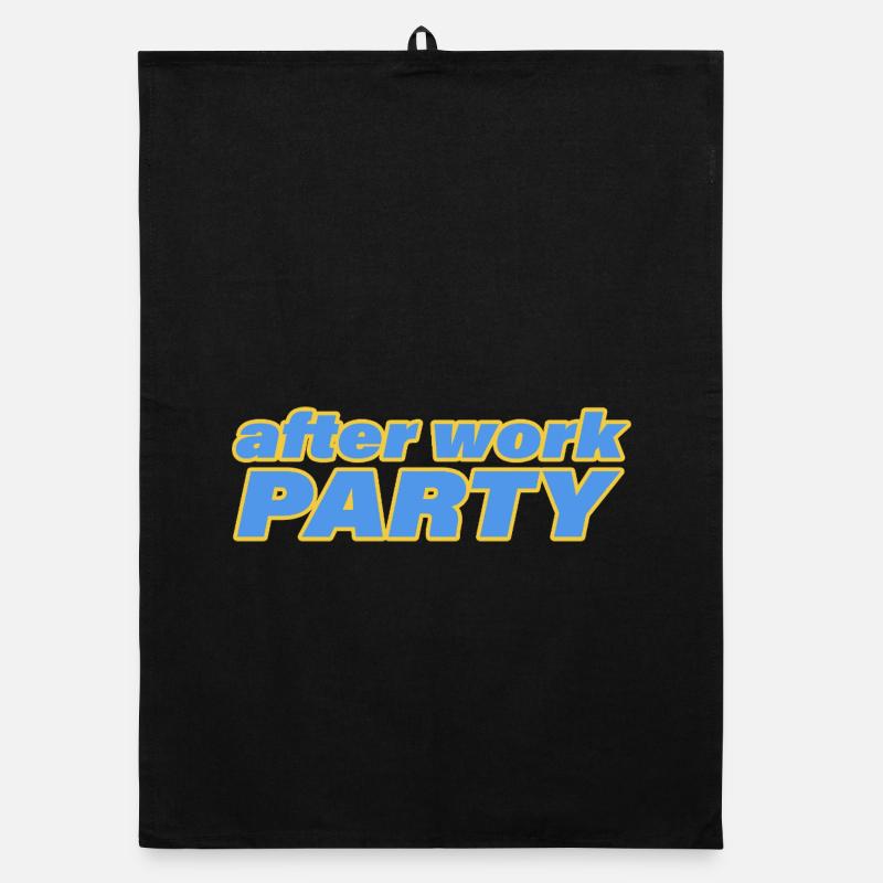 AFTER WORK PARTY Organic dish towel
