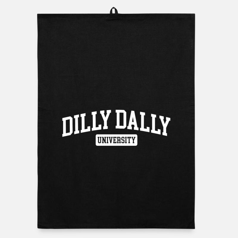 L’Université Dilly Dally procrastine la battage Torchon bio