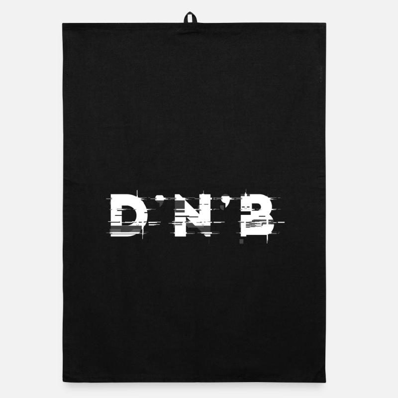 DnB design glitch, pour DJ EDM Techno House Torchon bio