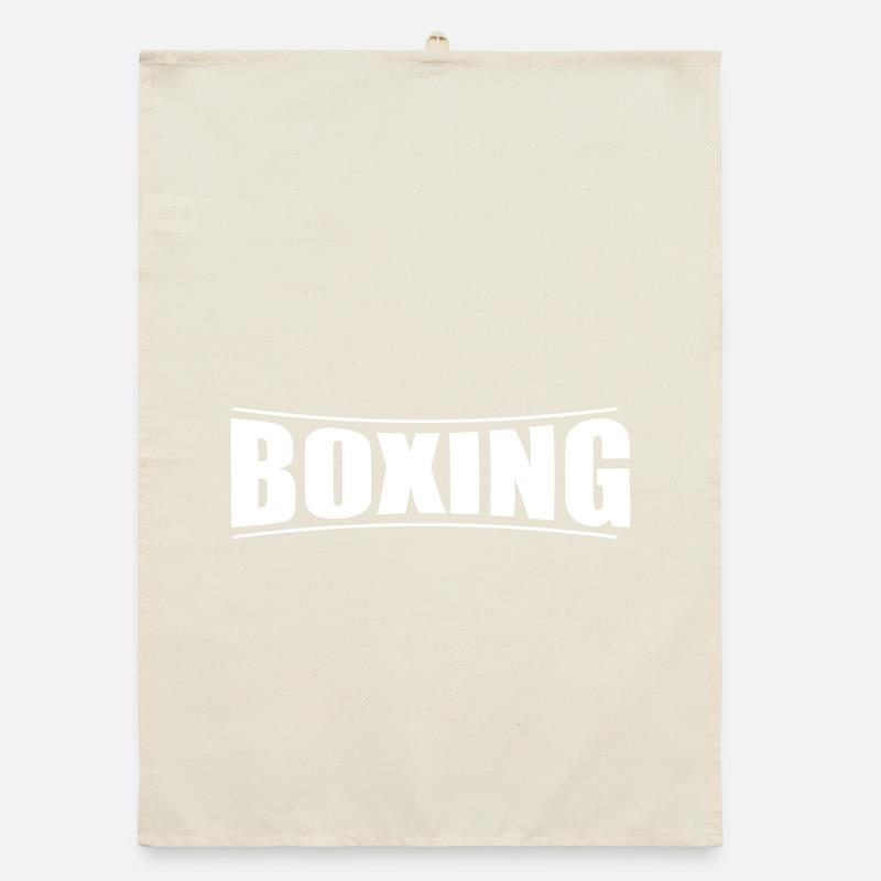 Conception de boxe pour le gymnase ou l’équipe Torchon bio