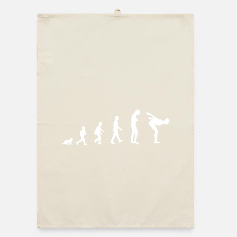 Development into a swimmer Organic dish towel