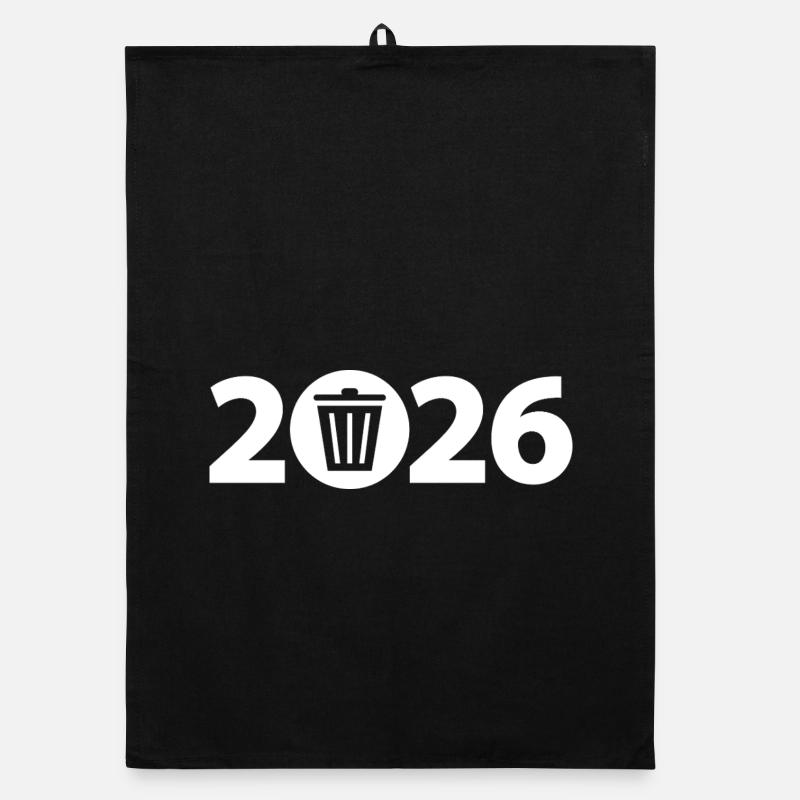 Trash 2026, Abfall 2026, Dreck 2026 Organic Geschirrtuch