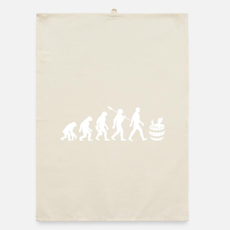 Evolution - Eisbader - Winterbaden - Eisbaden Organic Geschirrtuch