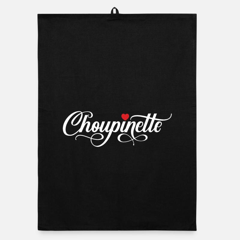 Choupinette - Torchon bio - noir