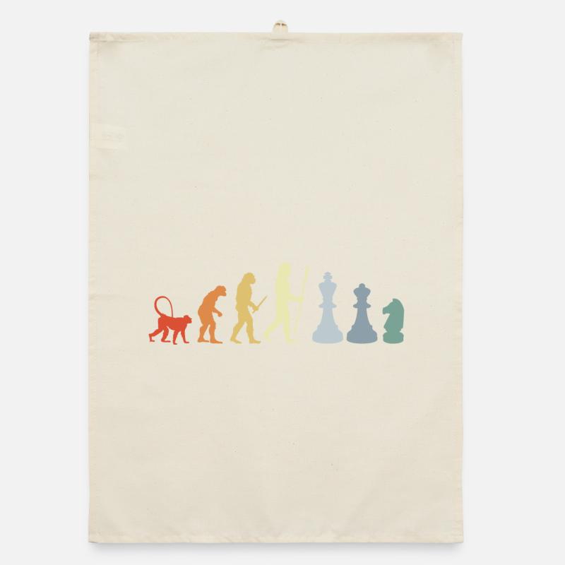 Schach Entwicklung Organic Geschirrtuch