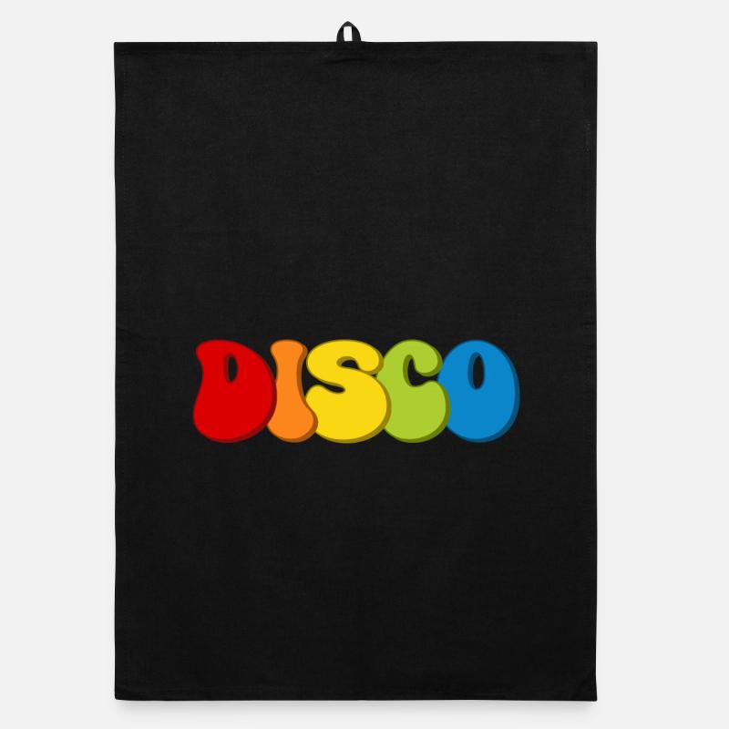 Disco - Organic Geschirrtuch - Schwarz