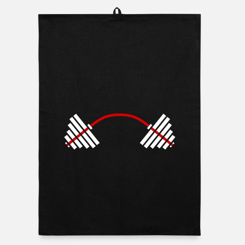 Max Power GYM: Workout & Motivation Organic Geschirrtuch