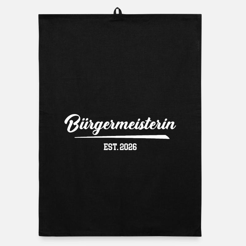 Mayor 2026 Governing Politician Election Organic dish towel