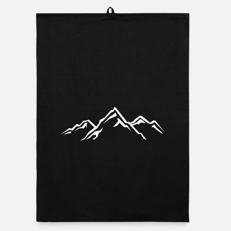 Berg Berge Naturschutz  Organic Geschirrtuch