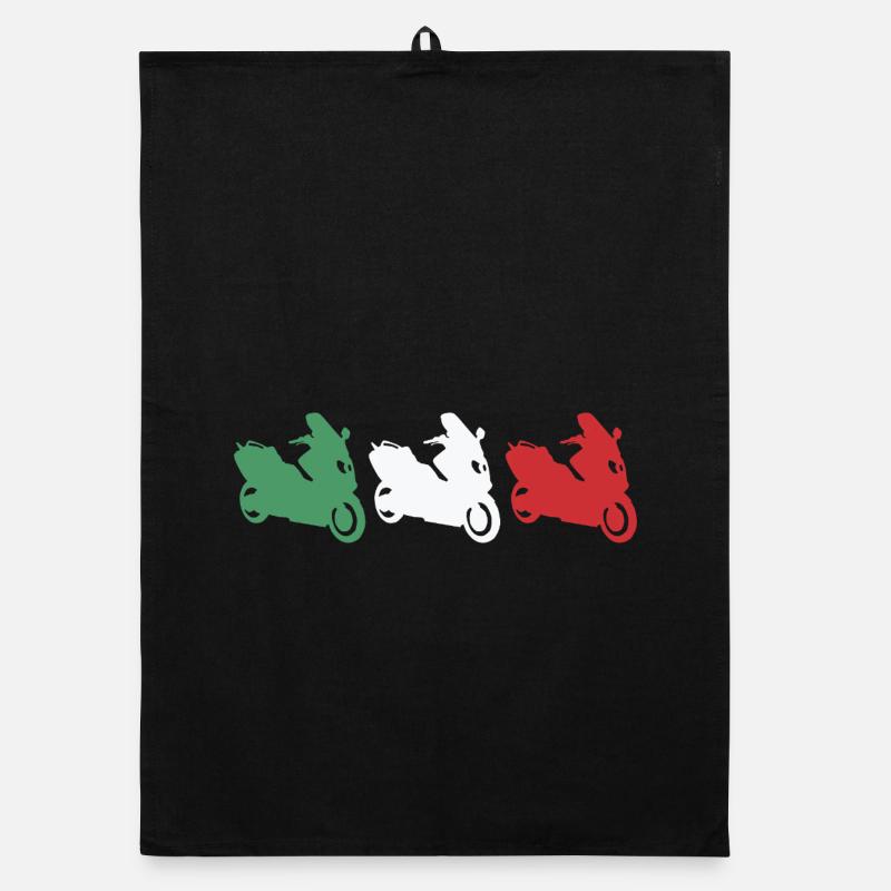 Italien Motorroller Motorrad Organic Geschirrtuch