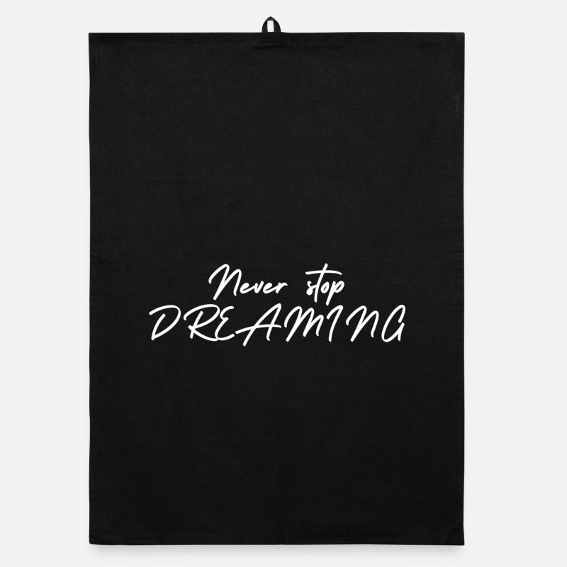 Never stop DREAMING Organic Geschirrtuch