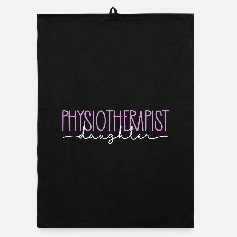 Physiotherapeut stolze Tochter süßes Geschenk Organic Geschirrtuch