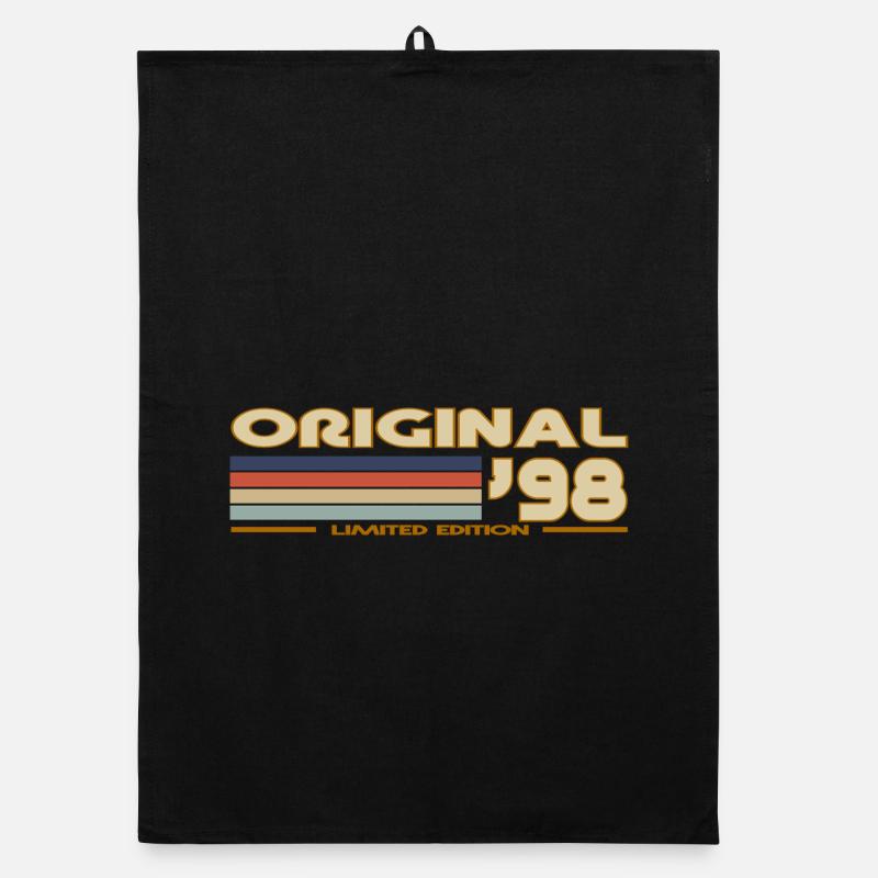 1998 - Organic Geschirrtuch - Schwarz