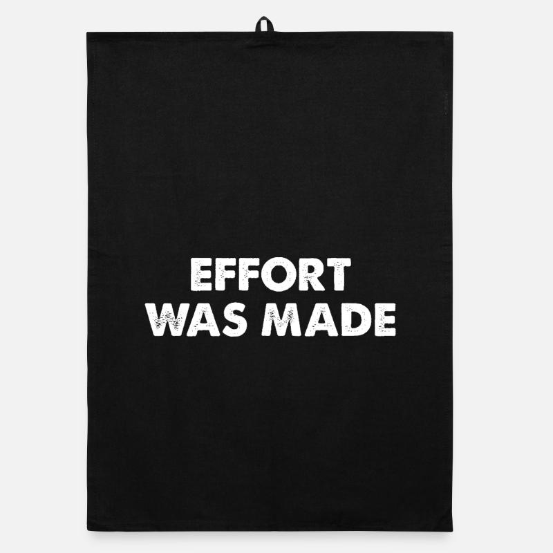 Effort Was Made Organic Geschirrtuch