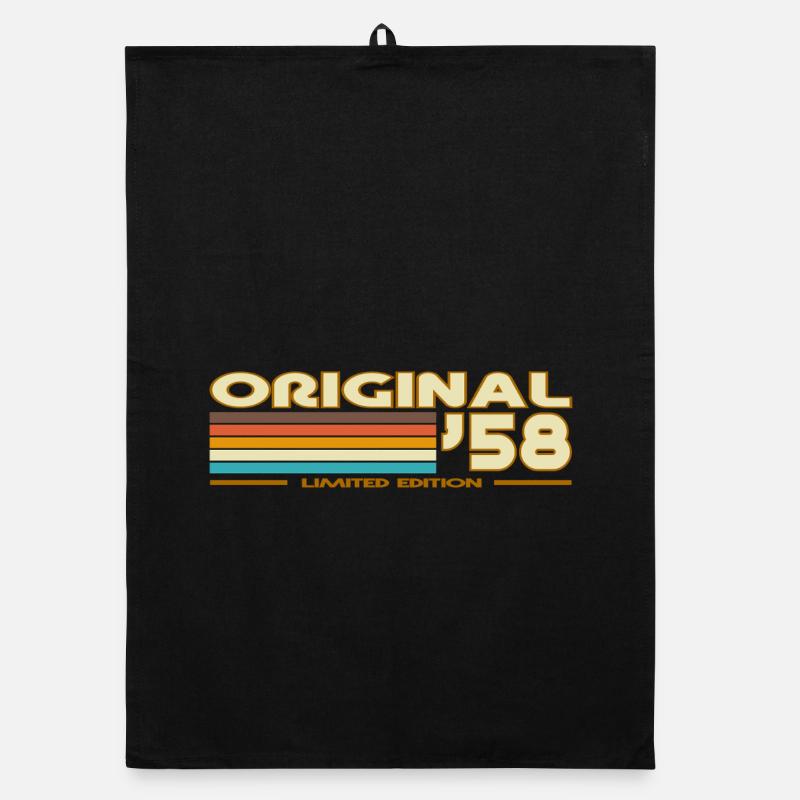 Original 58 Retro Rainbow Organic Geschirrtuch