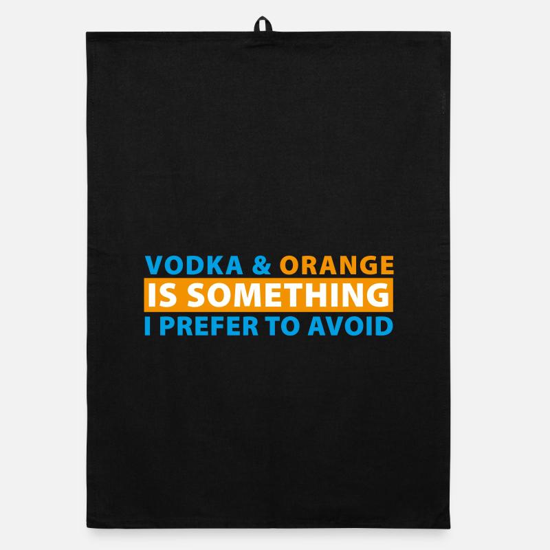 La vodka et l’orange sont quelque chose que je préfère éviter Torchon bio