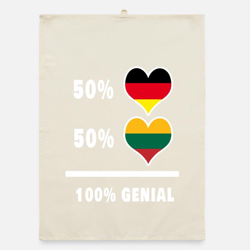 Germany and Lithuania 100% Ingenious / Gift Organic dish towel