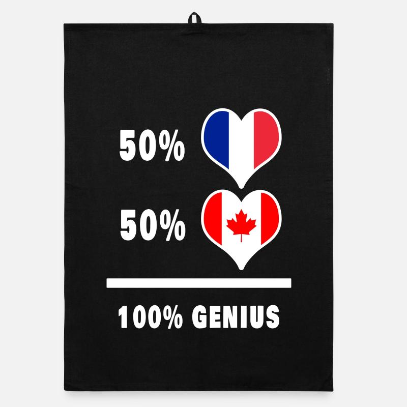 the France and Canada Engineering / Present Organic dish towel